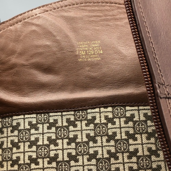 TORY BURCH Marlene Almond Leather Riding Boot - Picture 11 of 12